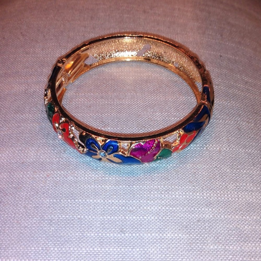 Bracelets Flower 3D Rhinestone Accessories